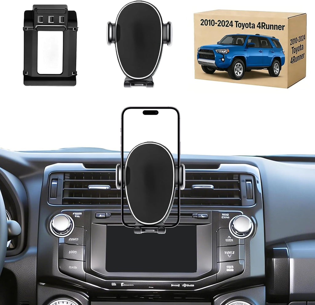 Phone Mount for Toyota 4Runner (2010–2024 5th Gen), 360° Adjustable Dashboard Phone Holder, Hands-Free Car Smartphone Mo