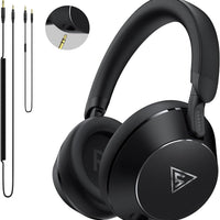 DOQAUS Studio Monitor Headphones, Professional Wired DJ Headphones Over Ear