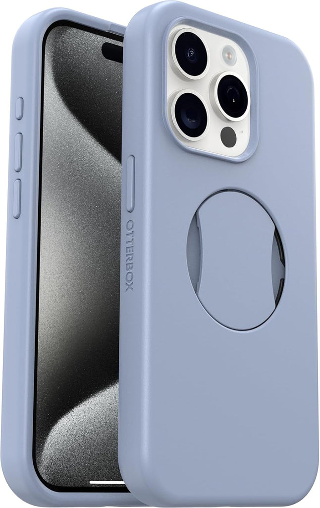 OtterBox OtterGrip Symmetry Case for iPhone 15 Pro for MagSafe, Drop Proof, Protective Case with Built-in Grip, 3X Teste