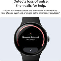 Google Pixel Watch 4 (45mm) - Android Smartwatch - Heart Rate,Sleep & Fitness Tracking -40-Hour Battery -Google AI -Matte Black Aluminum Case - Obsidian Active Band - Wi-Fi-Google Pixel Watch app