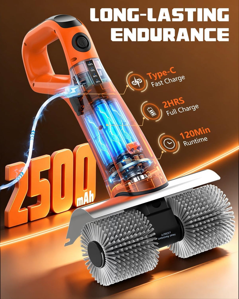 PUNOLAZY Electric Grill Brush Bristle Free BBQ Grill Brush for Outdoor
