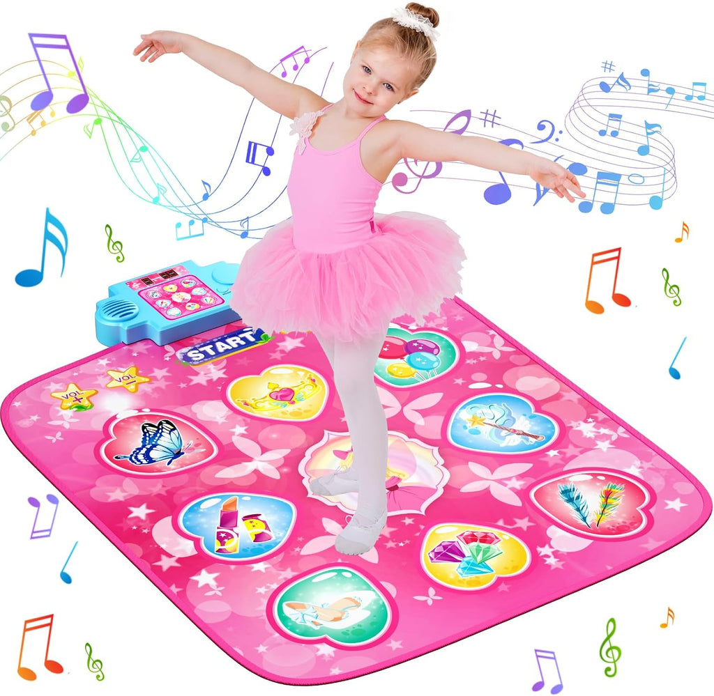 Dance Mat – 9-Button Electronic Music Playmat with 8 Challenge Levels