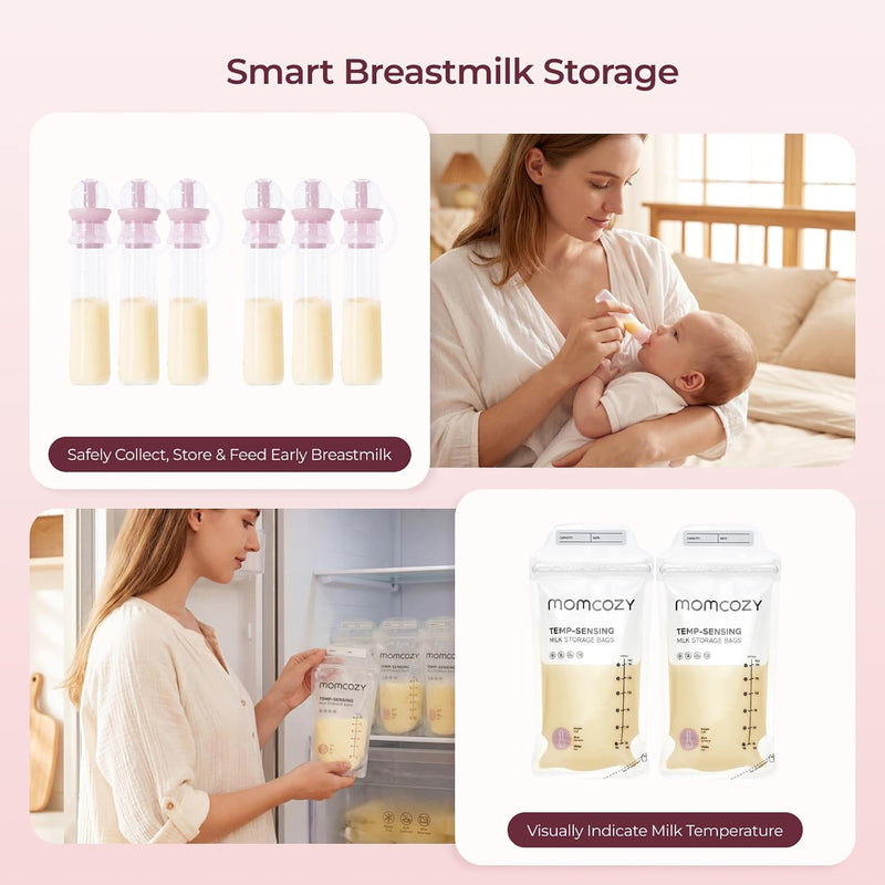 Momcozy Kit de Lactancia y Postparto 73 Piezas