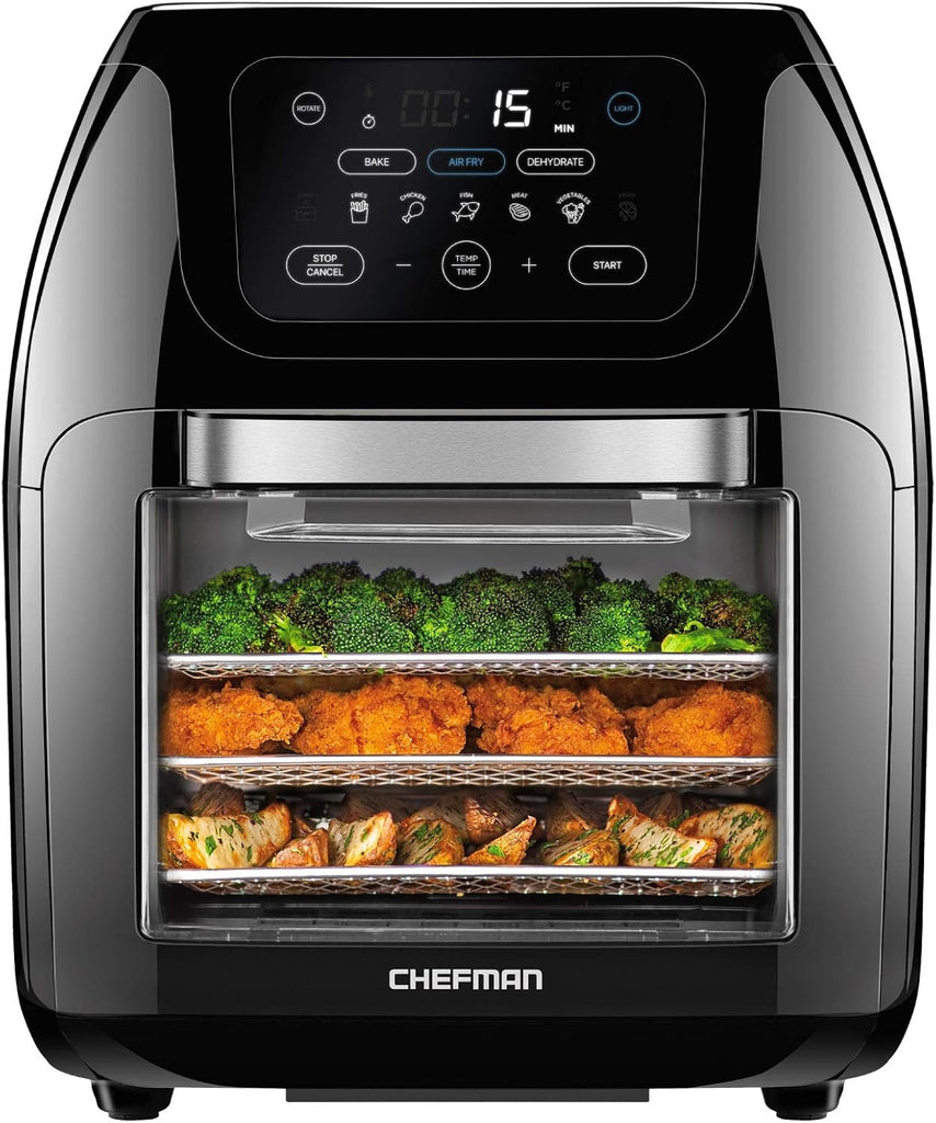 Chefman Multifunctional Digital Air Fryer+ Rotisserie XL 10L