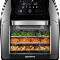 Chefman Multifunctional Digital Air Fryer+ Rotisserie XL 10L