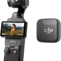 DJI Osmo Pocket 3 Vlog Combo, Vlogging Camera with 1'' CMOS & 4K/120fps for YouTube, Mic Mini Transmitter (Infinity Black)