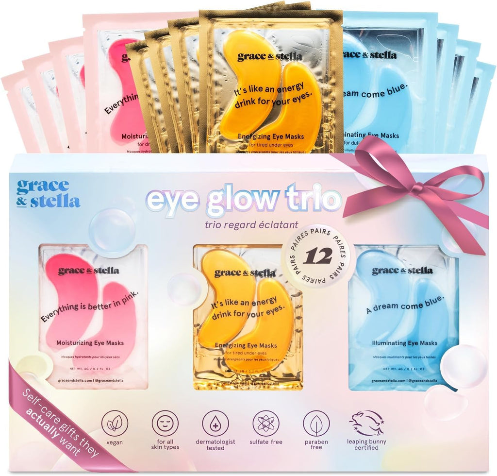 grace & stella Under Eye Patches Eye Masks for Puffy Eyes and Dark Circles