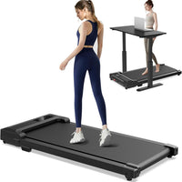 Buztrio Walking Pad Treadmill for Home - Under Desk Treadmills Mini Portable Walking Running