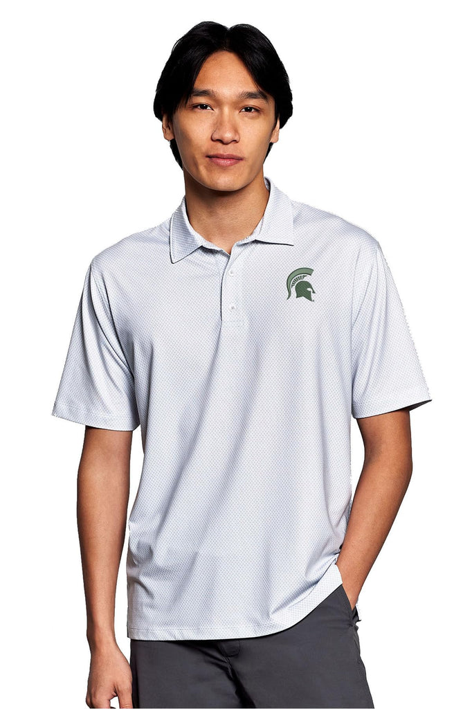 Vantage Apparel Lightweight Diamond Polo, Michigan State Spartans, XXL
