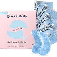grace & stella Award Winning Under Eye Mask Reduce Dark Circles, Puffy Eyes, Undereye Bags, Wrinkles, Gel Under Eye Patc
