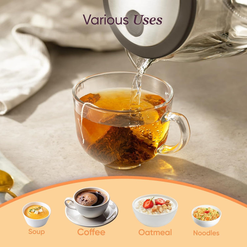 Cosori Electric Kettle, No Plastic Contact With Water