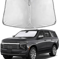 EcoNour Windshield Sunshade Compatible for Chevrolet Tahoe 2021-2025 2026