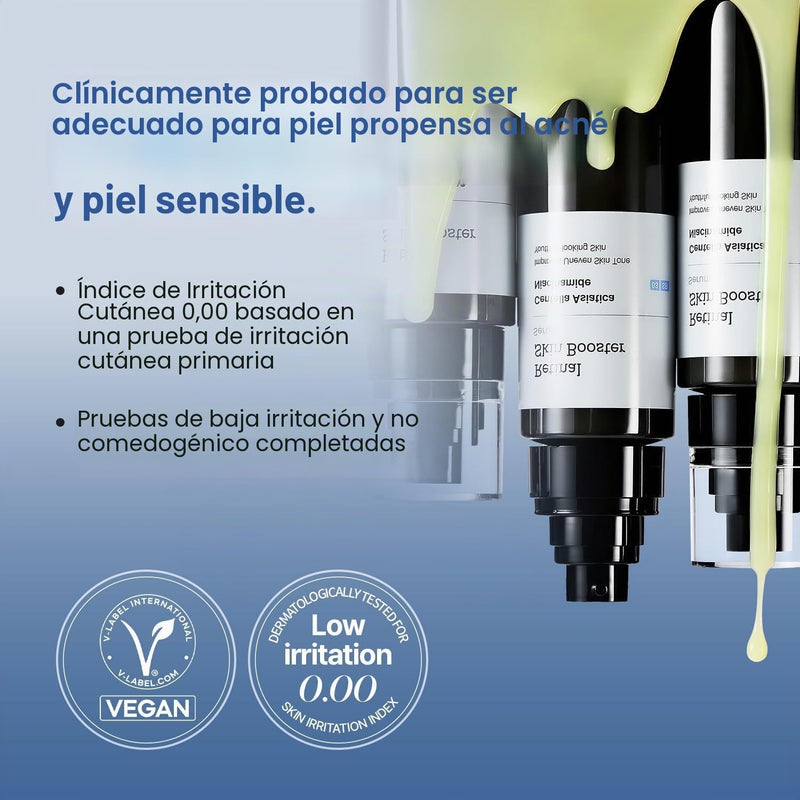 MEDITHERAPY Retinal Skin Booster Serum - Retinaldehído no irritante para principiantes para cara y cuerpo - Minimizador de poros de retinol antienvejecimiento para piel propensa a imperfecciones