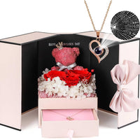 ADDWel Preserved Real Rose Gift Box with I Love You in 100 Languages