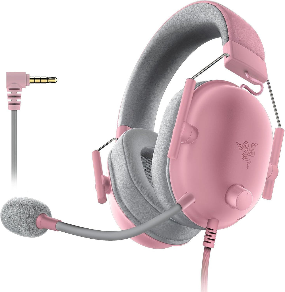 Razer BlackShark V2 X Wired PlayStation Gaming Headset, Pink