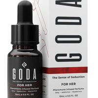 GODA Pheromones Perfume for Women – The Original – Long-Lasting Women's Fragrances with Jasmine and Rose, Vegan & Cruelty-Free – 15ml/0.50 fl. oz