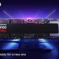 Samsung SSD 9100 PRO 1TB, PCIe 5.0x4 M.2 2280, Seq. Read Speeds Up to 14,700MB/s, Best for AI Computing, Gaming, and Heavy Duty Workstations (MZ VAP1T0B/AM)