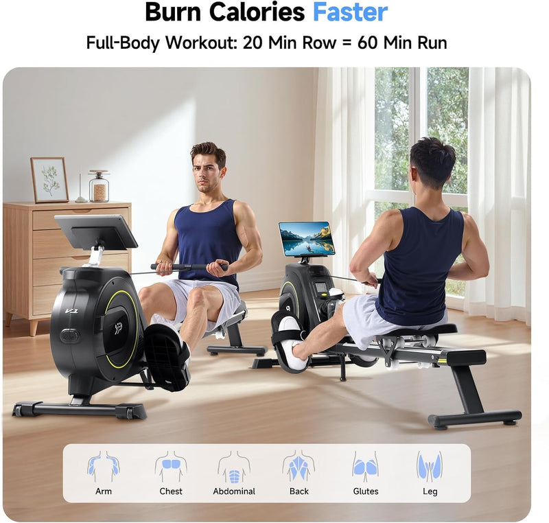 YPOO store Home rowing machine, 350 lb capacity