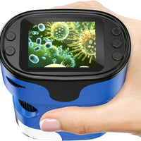 Kids Digital Microscope STEM Toy: Complete Science Gift Kit for Ages 4-12