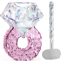 WERNNSAI Diamond Ring Piñata, Valentines Day Party Decorations, Shiny Ring