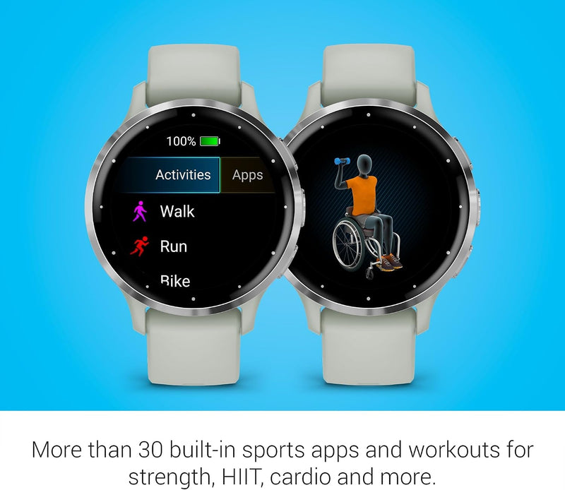 Garmin Venu® 3S, Premium Fitness Smartwatch, 41mm, Sage Gray