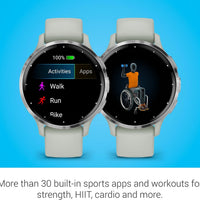 Garmin Venu® 3S, Premium Fitness Smartwatch, 41mm, Sage Gray