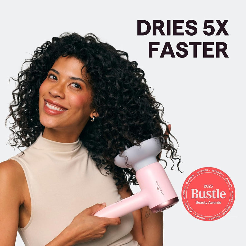 Secador de Pelo, Wavytalk Turblow Pro de Secado Rápido con Difusor, Secador de Pelo de Alta Velocidad con 110,000 RPM, Iones Negativos Profesionales para Reducir el Daño, Alisado Antifrizz, 3