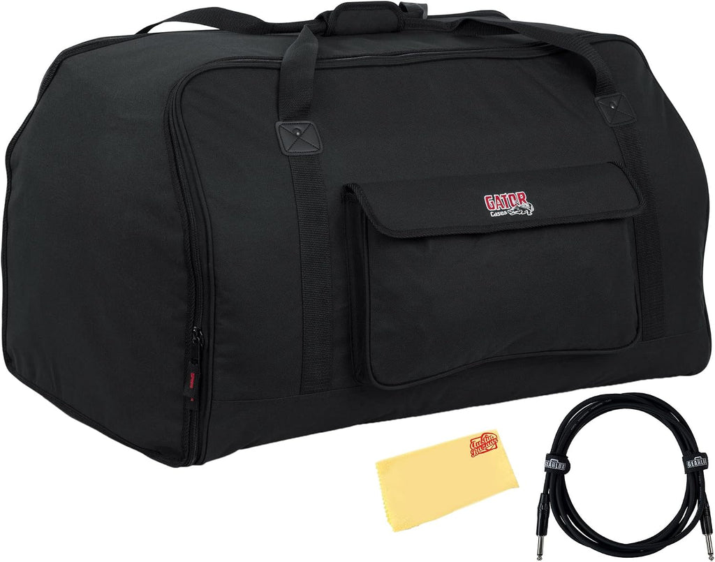Gator Cases GPA-TOTE15 Heavy-Duty Speaker Tote Bag for Compact 15" Speaker Cabinets such as QSC K15, Yamaha DXR15 - Bund