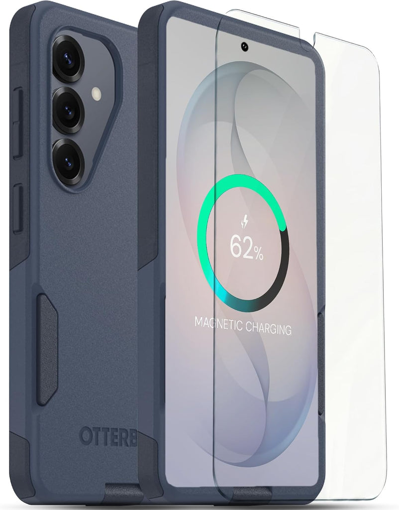 OtterBox Galaxy S26 Bundle: Commuter Case & Screen Protector - Blue