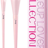 Jessup Foundation Brush and Concealer Brush, Pink Makeup Brushes Set 2Pcs Premium Synthetic Face Make up Brushes for Liquid Cream, T497