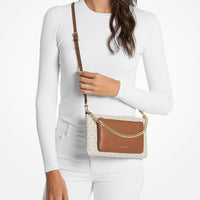 Michael Kors Jet Set Medium Pocket Convertible Crossbody Bag