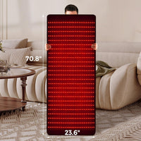Quasar MD Nuevo Lanzamiento 2025 Alfombrilla de Terapia de Luz Roja Infrarroja - 1440 piezas de Chips LED SMD Profesionales - Longitudes de Onda de 660nm y 850nm, Alivio del Dolor, Mejora la Recuperac