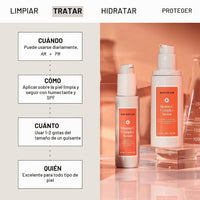 Naturium Suero Facial Complejo de Vitamina C con Acido Hialuronico y Vitamina E, Tratamiento Antienvejecimiento, 30ml