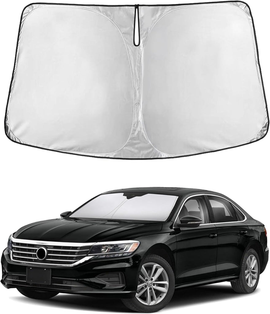 EcoNour Windshield Sunshade Compatible for Volkswagen VW Passat 2012-2022
