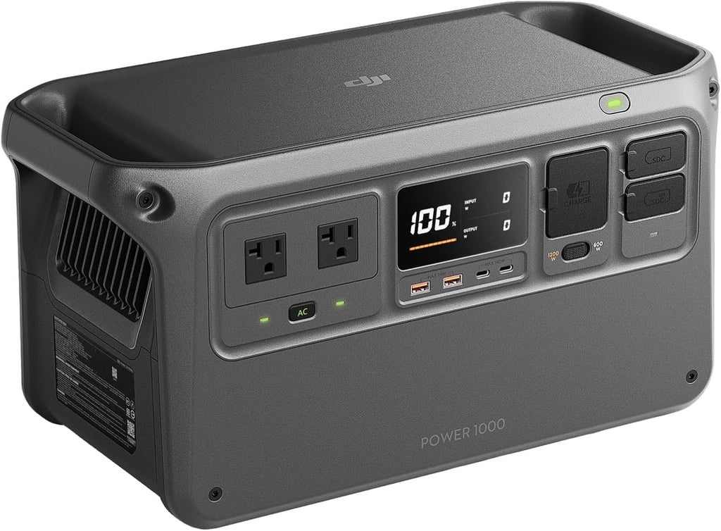 DJI Power 1000 Portable Power Station, 1024Wh LFP (LiFePO4) Battery
