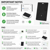 MSEBENT Wallet Tracker Card, Apple MFi Certified