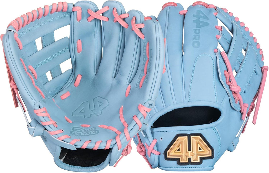 44 PRO Rise Youth Baseball Glove, 11.5" H-Web, Ages 8-12, Blue