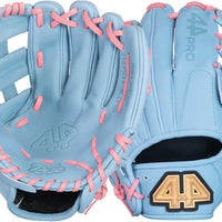 44 PRO Rise Youth Baseball Glove, 11.5" H-Web, Ages 8-12, Blue