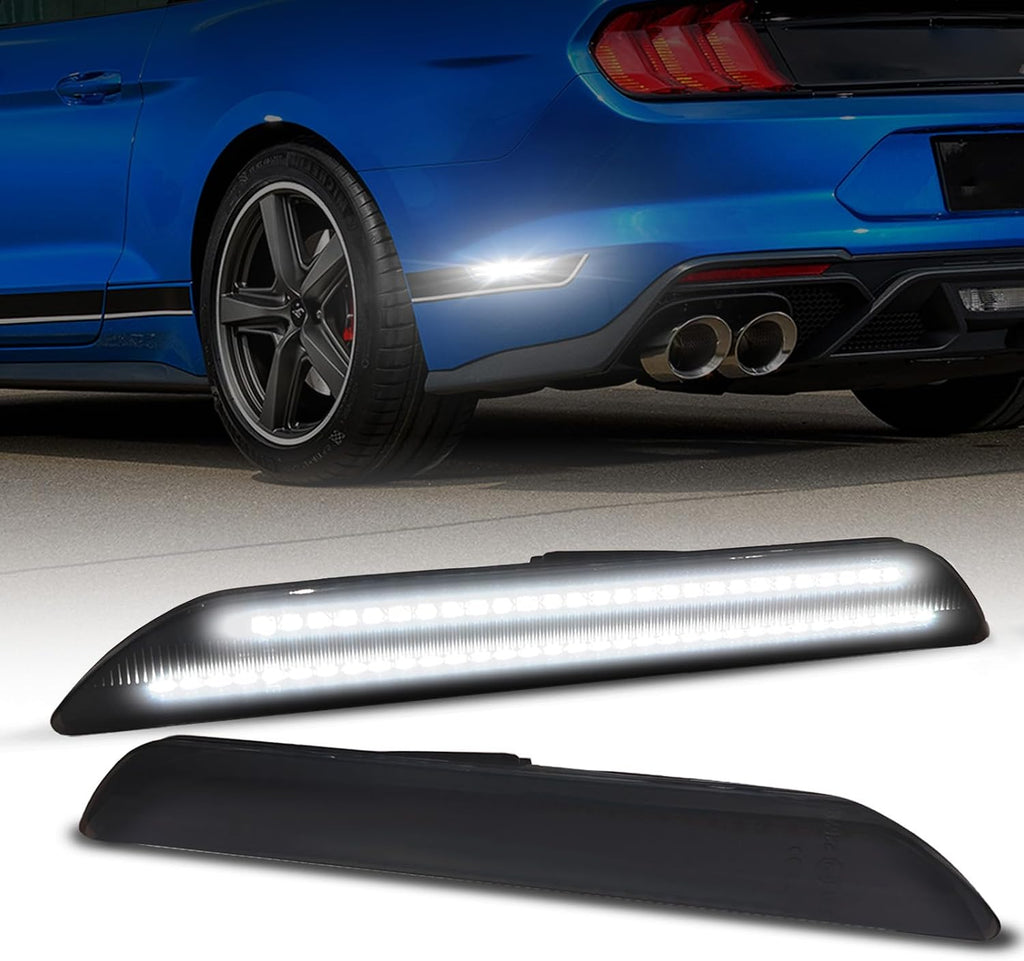 AUTOONE Upgraded Rear LED Side Marker Lights forFord Mustang 2015-2023