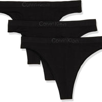Calvin Klein Women's Bonded Flex Seamless 3-pack Mid Rise Thong
