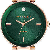 Anne Klein Women's AK/1362GNRG Quartz Metal and Alloy Rose Gold-Toned Dress Watch