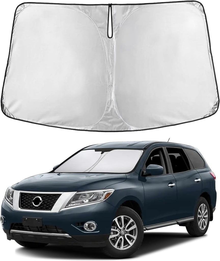 EcoNour Windshield Sunshade Compatible for Nissan Pathfinder 2013-2019 2020