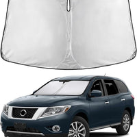 EcoNour Windshield Sunshade Compatible for Nissan Pathfinder 2013-2019 2020
