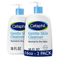 Cetaphil Gentle Cleanser, Hydrating Face Wash, Sensitive Skin, 16oz, 2ct