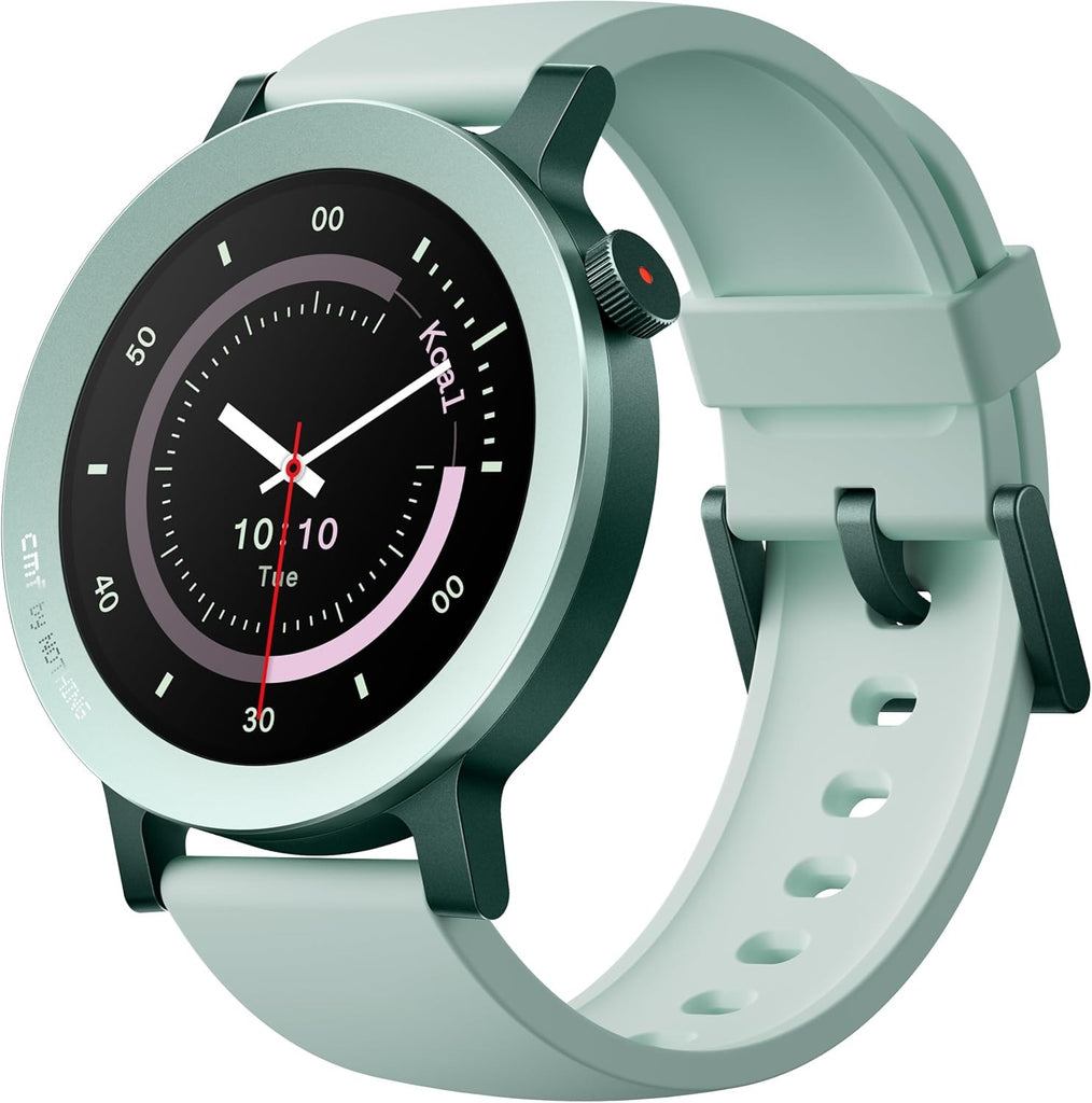 CMF BY NOTHING Watch 3 Pro Smart Watch for Men Women, Bluetooth Call AI Energy Score, 1.43” Heart Rate Tracking, Sleep Monitor, GPS & 130 Sport Modes, Fitness Tracker for Android IOS, IP68 Light Green