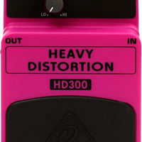 Behringer HEAVY DISTORTION HD300 Heavy Metal Distortion Effects Pedal