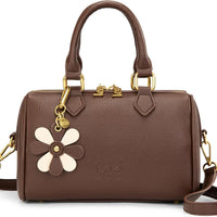 Montana West Lee Satchel Purses for Women, Small Top Handle Handbag, Convertible Crossbody Satchel