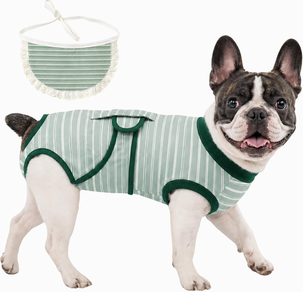 Surgery Recovery Suit for Female Male Dog, Soft Onesie After Spay Neuter, S