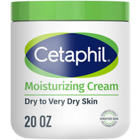 Cetaphil Moisturizing Cream, Face & Body Lotion Dry Sensitive Skin, 20oz
