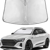 EcoNour Windshield Sunshade Compatible for Audi Q8 E-Tron 2019-2024 2025 2026, Sun Visor for Front Windshield & Window S